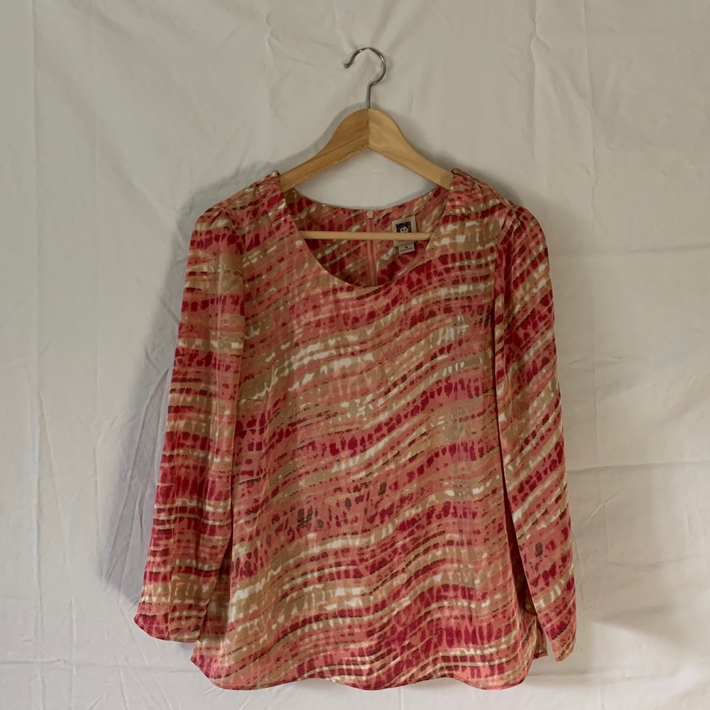 Anne Klein Long Sleeve blouse